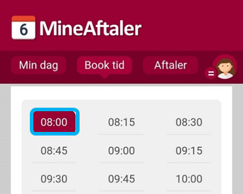 Screenshot af hvor du finder klokkesl&aelig;t.